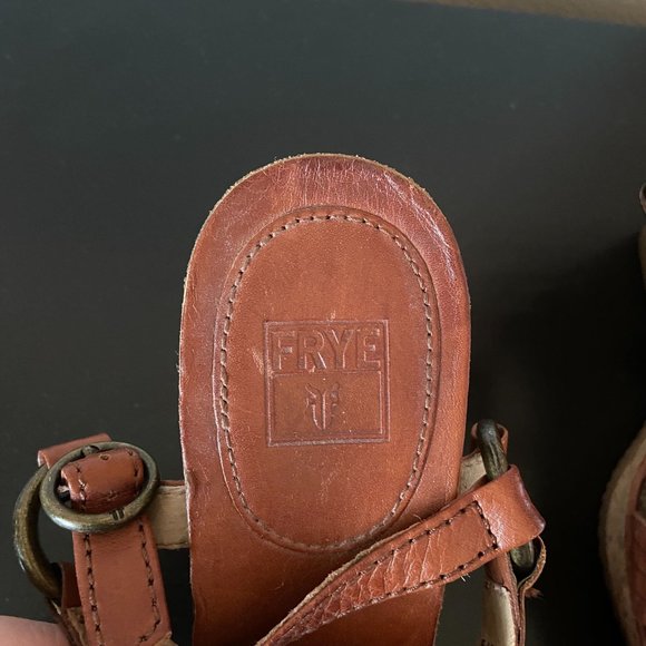 Frye Boho Leather Wedges - Picture 3 of 4